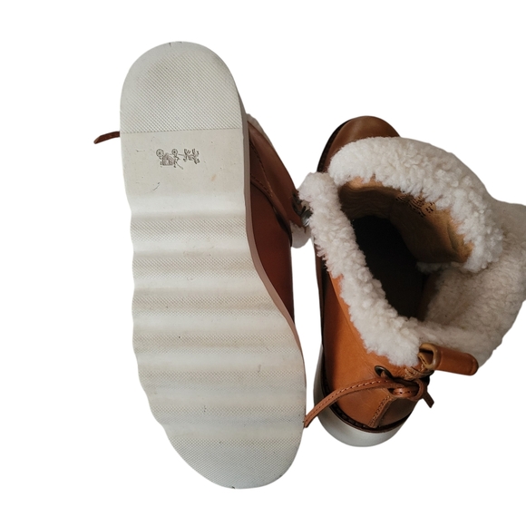Coach Urban Hiker Shearling Leather Platform Boots - Picture 7 of 9